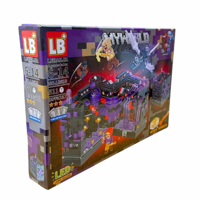 Klocki Minecraft Forteca Netheru – Zestaw 511el. My World